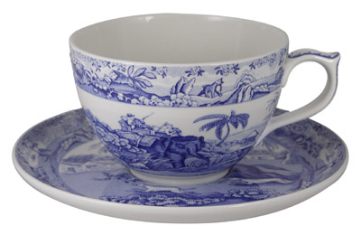 Cup and Saucer Grande Indian Sporting